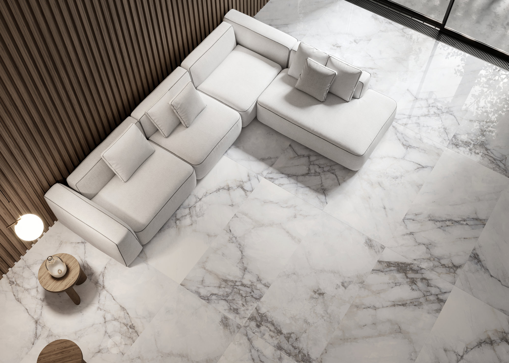 CRYSTAL WHITE giúp không gian vừa sang trọng vừa tinh tế